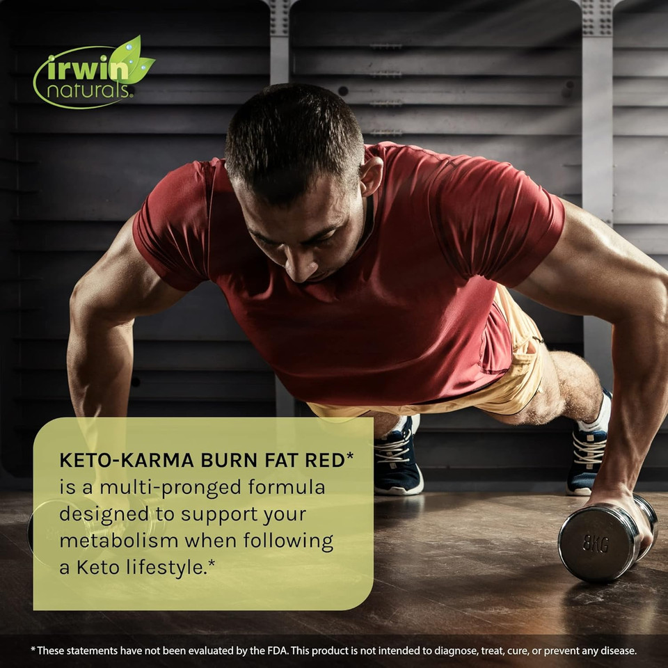 Irwin Naturals Keto-Karma Burn Fat Red 72 Sgels