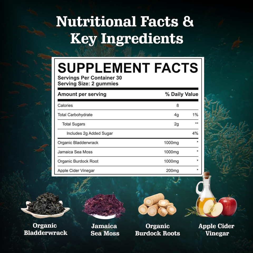 Black Seed Oil & Honey Gummies With Biotin, Vitamin C, Turmeric, Pomegranate & Thymoquinone For Immune, Joint, Digestion And Skin Support, 60 Count