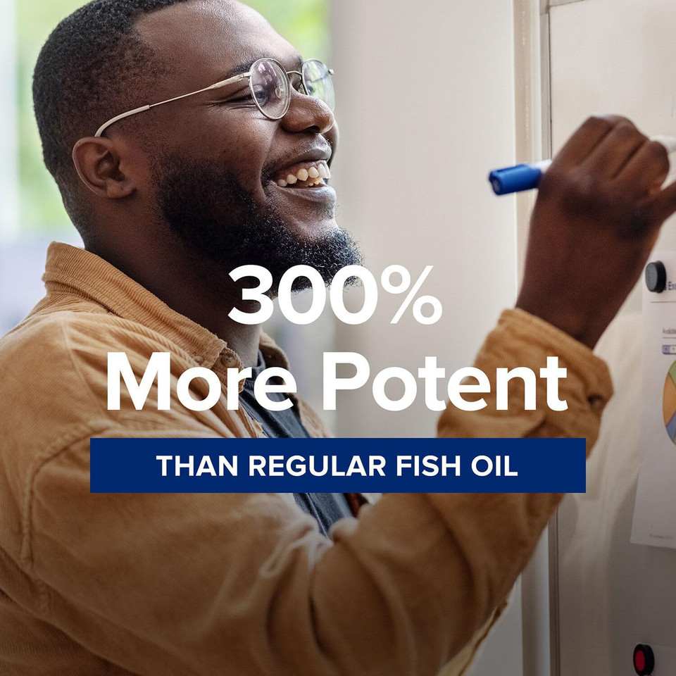 Gnc Triple Strength Fish Oil Mini Omega 3 Supplement, 1000Mg Epa And Dha, Supports Heart, Brain, Skin, Eye And Joint Health, 120 Mini Softgels