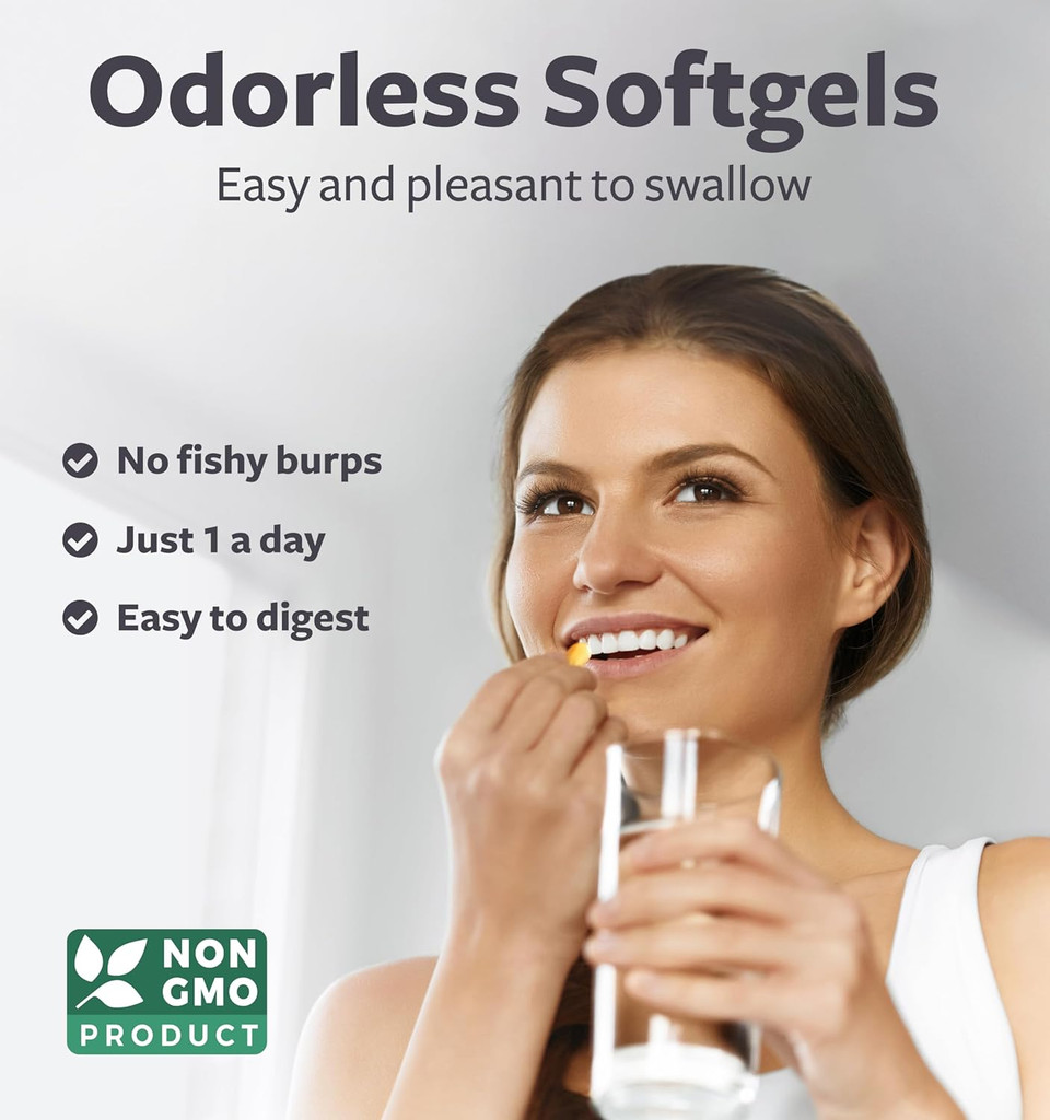 Omega 7 Supplement For Women And Men - High Potency & Purity Palmitoleic Acid Fatty Acid Fish Oil Supplement From Patented Provinal With Lowest Palmitic Acid - Sustainably Sourced (1 Month Supply)