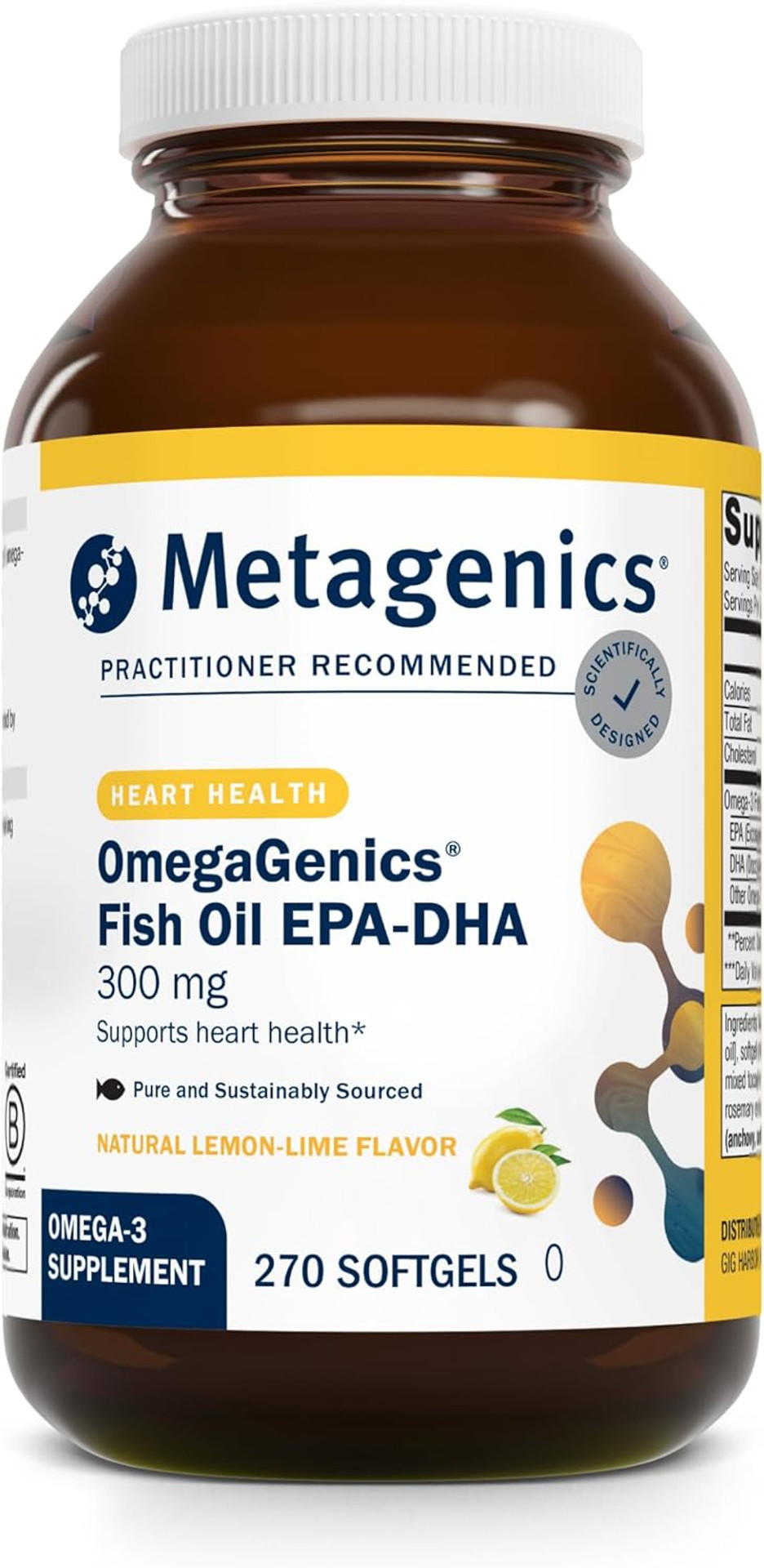 Metagenics Omegagenics Fish Oil Epa-Dha 300Mg - High Potency - Daily Omega 3 Fish Oil Supplement To Support Cardiovascular, Musculoskeletal And Immune System Health - 270 Softgels Metagenics Omegagenics Fish Oil Epa-Dha 300Mg - High Potency - Daily Omega 3 Fish Oil Supplement To Support Cardiovascular, Musculoskeletal And Immune System Health - 270 Softgels