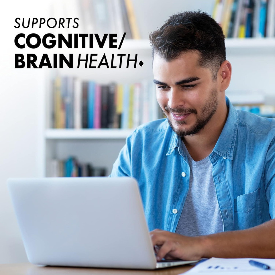 Bluebonnet Nutrition Omega-3 Brain Formula Natural Wild Caught Triglyceride Form Dha 1000 Mg Epa 210 Mg, Highly Concentrated Cognitive Health & Wellness Support Supplement, Gluten-Free Softgel, Yellow/Clear, Lemon, 120 Count