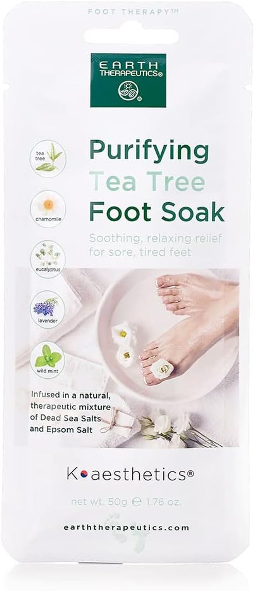 Earth Therapeutics Purifying Tea Tree Foot Soak (1.76 Oz)