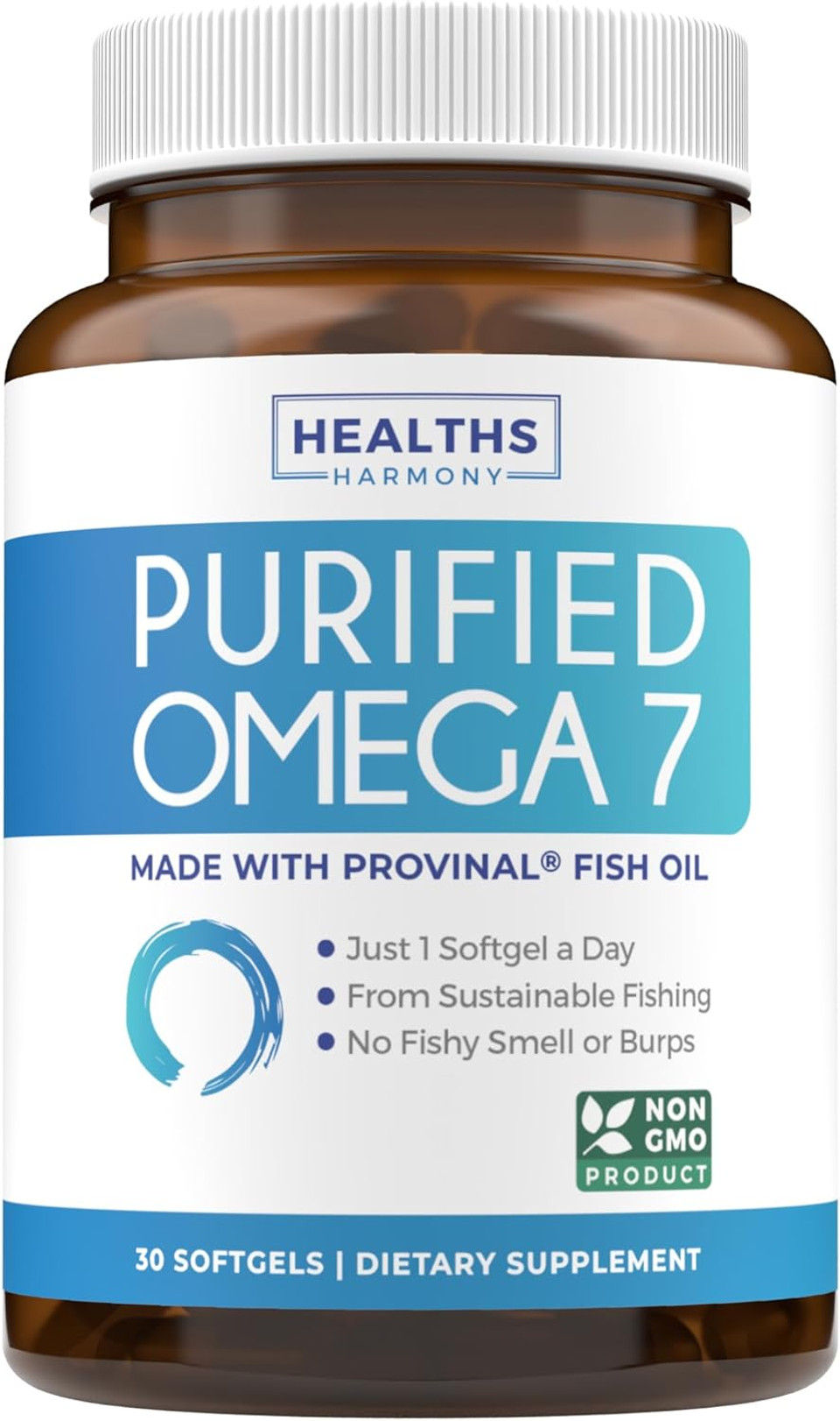 Omega 7 Supplement For Women And Men - High Potency & Purity Palmitoleic Acid Fatty Acid Fish Oil Supplement From Patented Provinal With Lowest Palmitic Acid - Sustainably Sourced (2 Month Supply) Omega 7 Supplement For Women And Men - High Potency & Purity Palmitoleic Acid Fatty Acid Fish Oil Supplement From Patented Provinal With Lowest Palmitic Acid - Sustainably Sourced (2 Month Supply)
