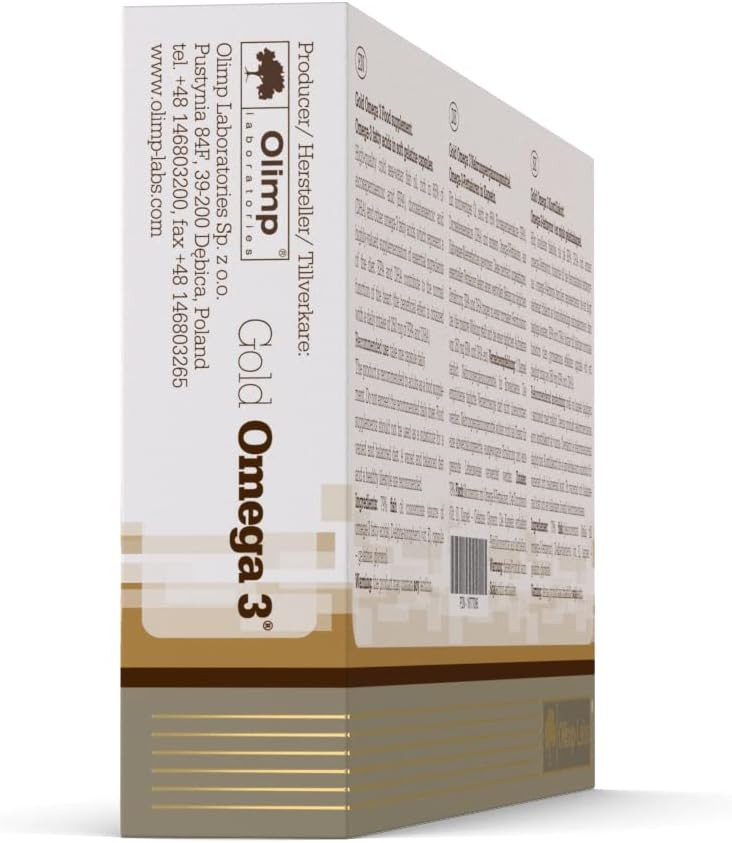 Olimp Gold Omega 3 - 60 Capsules - Omega 3 Fatty Acids