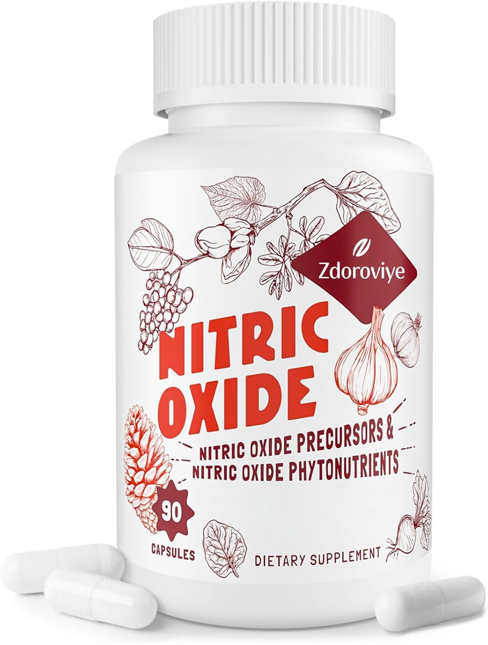 Nitric Oxide Supplement For Men (2 Bottles)