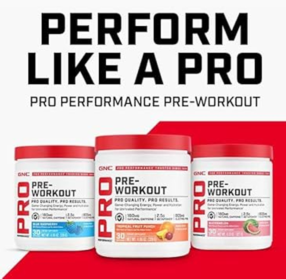 Gnc Pro Performance Pre Workout Powder For Men And Women, Energy, Hydration, And Focus, Sugar Free, Gluten Free, Performance Supplement, Blue Raspberry, 30 Servings Gnc Pro Performance Pre Workout Powder For Men And Women, Energy, Hydration, And Focus, Sugar Free, Gluten Free, Performance Supplement, Blue Raspberry, 30 Servings