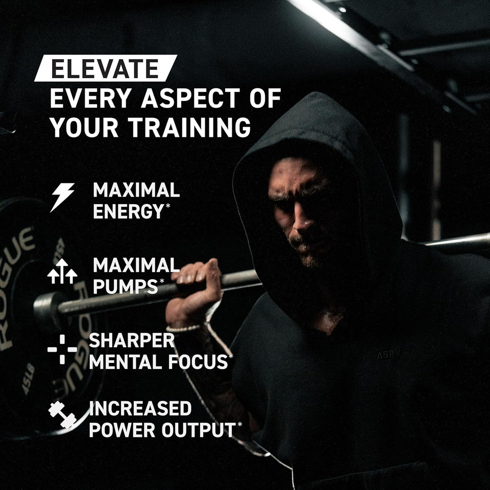 Kaged Pre Workout Powder Pre-Workout Elite For Men & Women, High Stimulant For Energy, Focus, Pumps, L-Citrulline, Beta Alanine, Creatine & 388Mg Of Organic Caffeine, Fruit Punch
