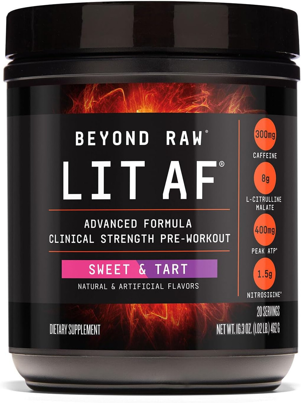 Beyond Raw Lit Advanced Pre Workout Formula, Sweet And Tart, For Energy, Focus, Endurance, Pumps, With 300Mg Rapid And Targeted Release Caffeine, Creatine, Betaine, Beta Alanine, Taurine, 20 Servings Beyond Raw Lit Advanced Pre Workout Formula, Sweet And Tart, For Energy, Focus, Endurance, Pumps, With 300Mg Rapid And Targeted Release Caffeine, Creatine, Betaine, Beta Alanine, Taurine, 20 Servings