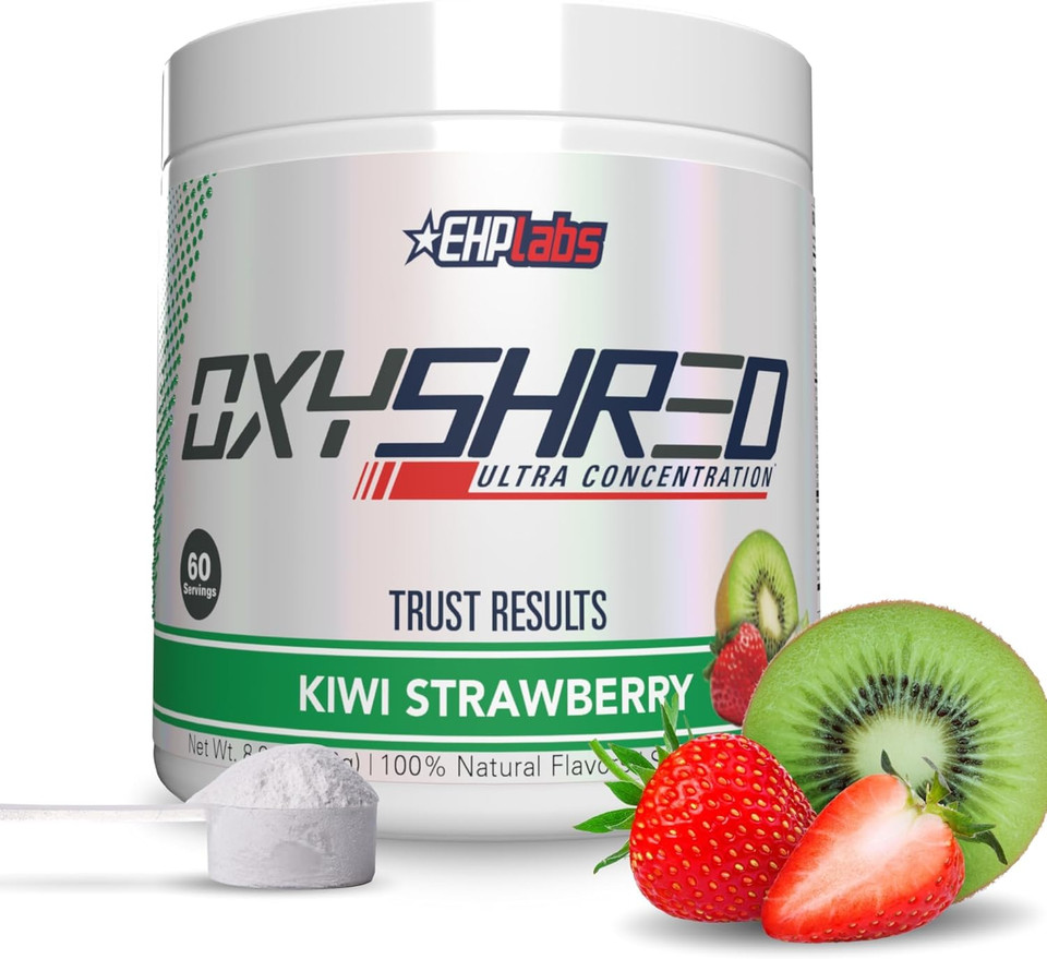 Ehp Labs X Ghostbusters Oxyshred Pre Workout Powder & Shredding Supplement - Preworkout Powder With Acetyl L Carnitine, Energy Boost Drink - Proton Plasma, 60 Servings