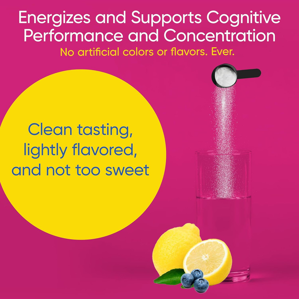 Boost & Focus Powder, Increase Energy And Cognitive Performance, Pre Workout, Custom Dosing, Vit B12, Niacin, Choline, L-Tyrosine, No Artificial Flavors, 30 Servings (Mango Twist)
