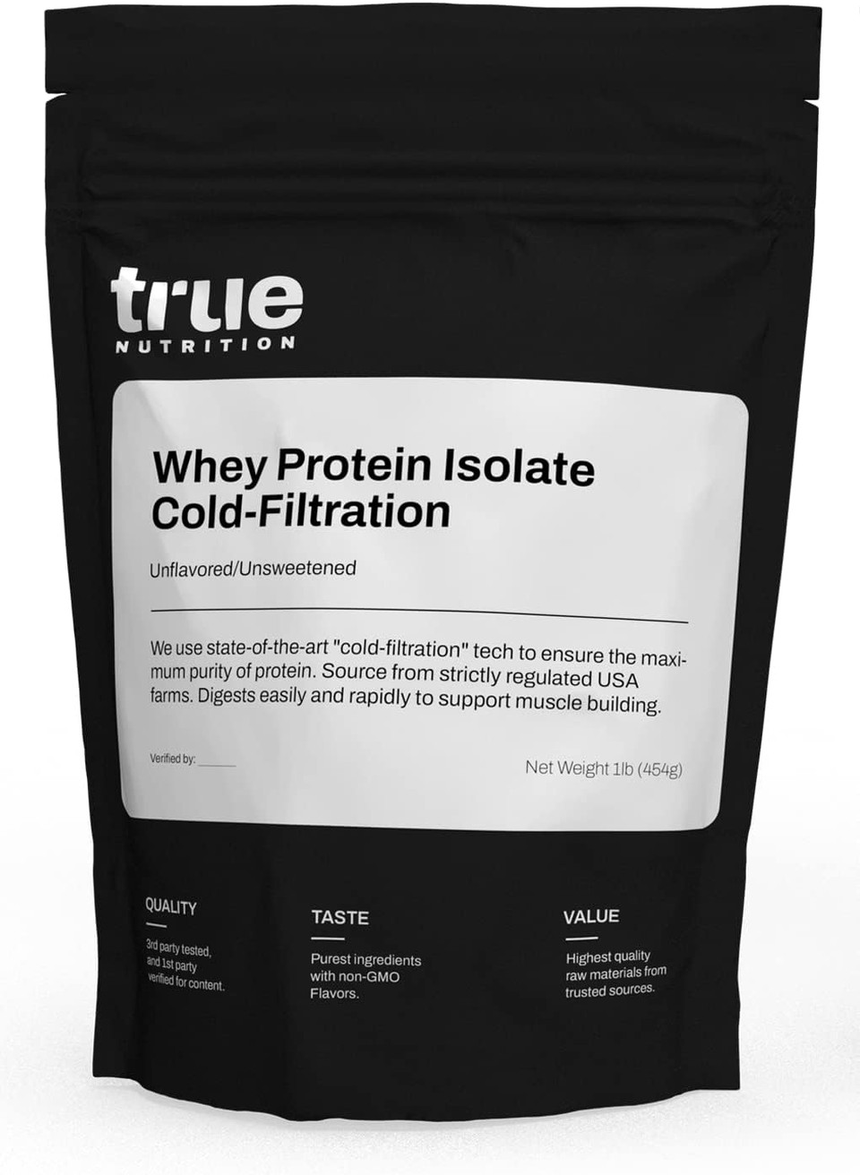 Unflavored Whey Protein Isolate Cold-Filtration - 100% Whey Protein Powder - 27G Protein Per Serving - Mixes Easily And Tastes Great - Third Party Tested - Unflavored/Unsweetened - 1Lb Unflavored Whey Protein Isolate Cold-Filtration - 100% Whey Protein Powder - 27G Protein Per Serving - Mixes Easily And Tastes Great - Third Party Tested - Unflavored/Unsweetened - 1Lb
