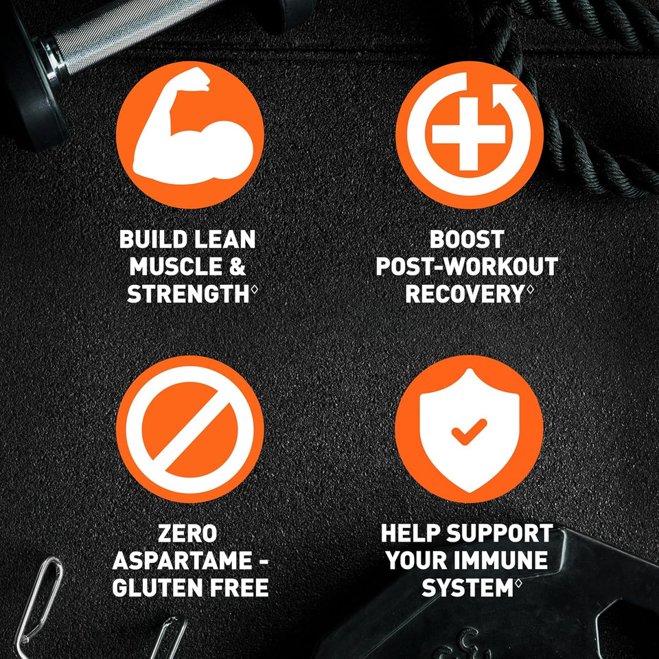 Body Fortress Super Advanced Whey Protein Powder, Chocolate, Immune Support (1), Vitamins C & D Plus Zinc, 3.9 Lbs