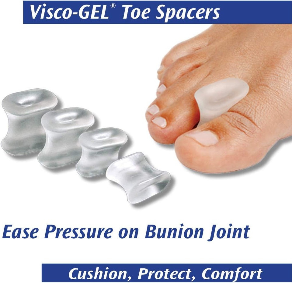 Pedifix Visco-Gel Toe Spacers - Large (Pack Of 2)Large (Pack Of 2)
