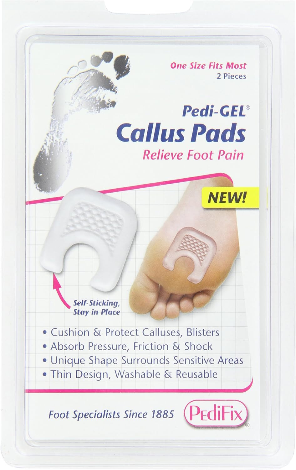 Pedifix Pedi-Gel Callus Pads, 2-Count