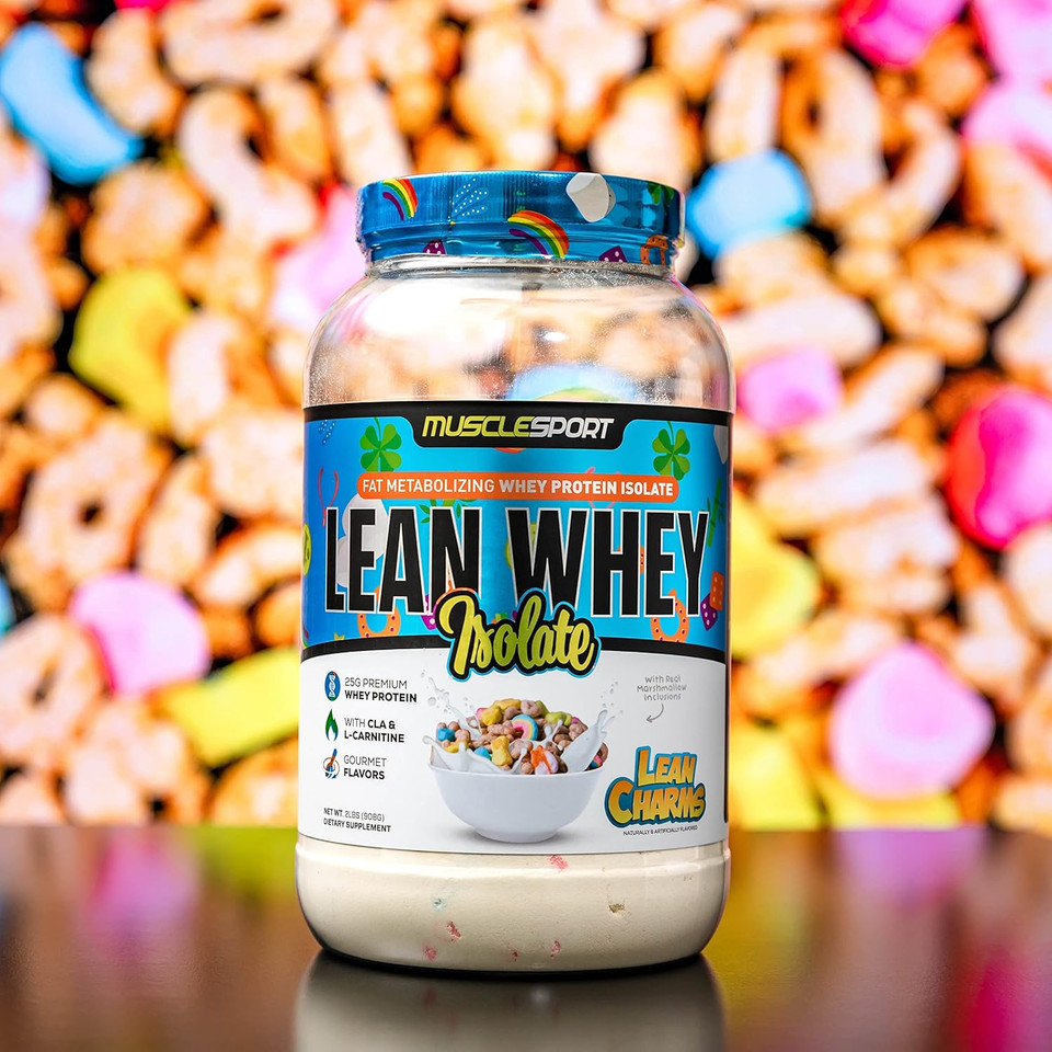 Musclesport Lean Whey Revolution Protein Powder - Whey Protein Isolate - Low Calorie, Low Carb, Low Fat, Incredible Flavors - 25G Protein Per Scoop (2Lb, Italian Rainbow Cookie) Musclesport Lean Whey Revolution Protein Powder - Whey Protein Isolate - Low Calorie, Low Carb, Low Fat, Incredible Flavors - 25G Protein Per Scoop (2Lb, Italian Rainbow Cookie)