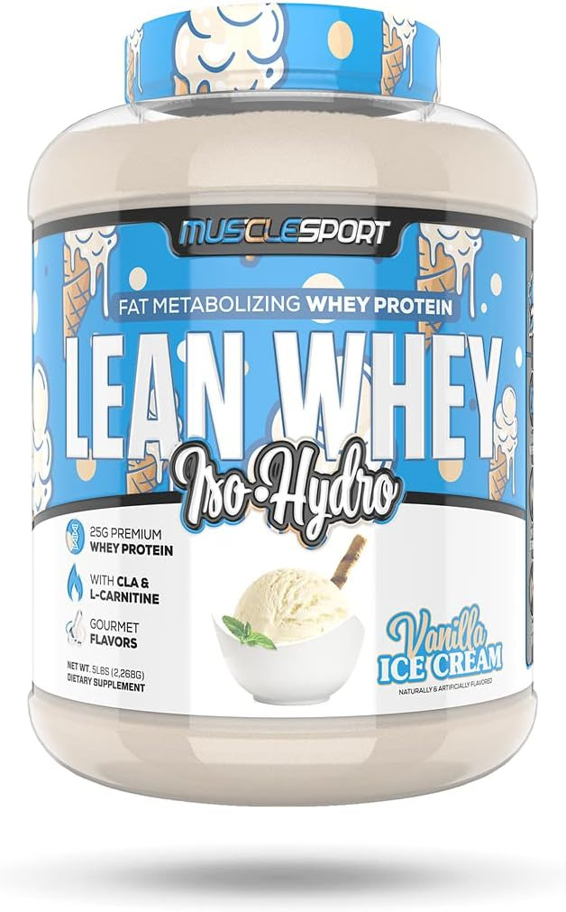 Musclesport Lean Whey Revolution Protein Powder - Whey Protein Isolate - Low Calorie, Low Carb, Low Fat, Incredible Flavors - 25G Protein Per Scoop (2Lb, Lean Charms)