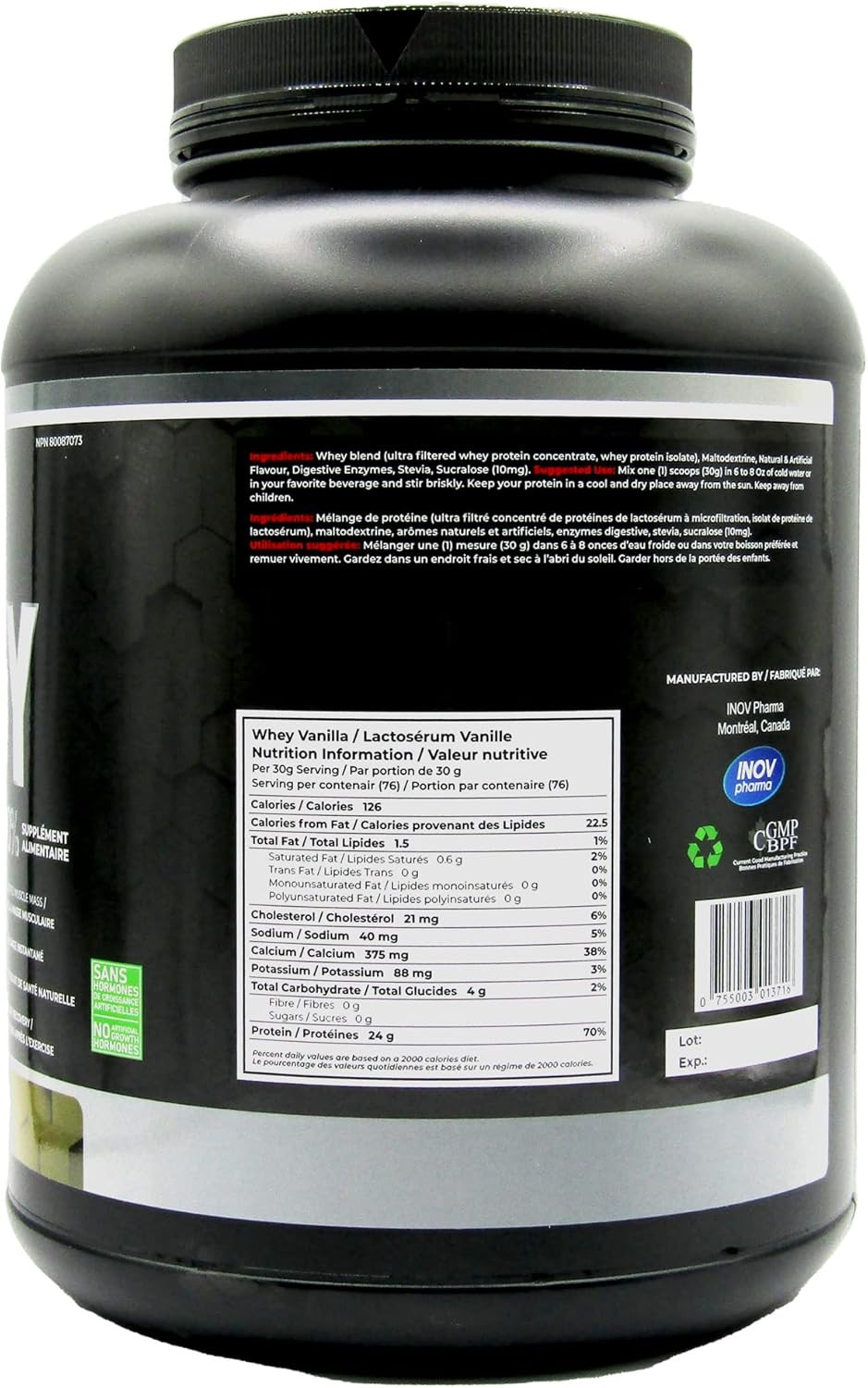 Isowhey Protein Powder 5Lb (2.27Kg), Ultra Filtered Whey Protein To Maintain And Increase Lean Muscle Mass In A Strong Lean Body (Vanilla)