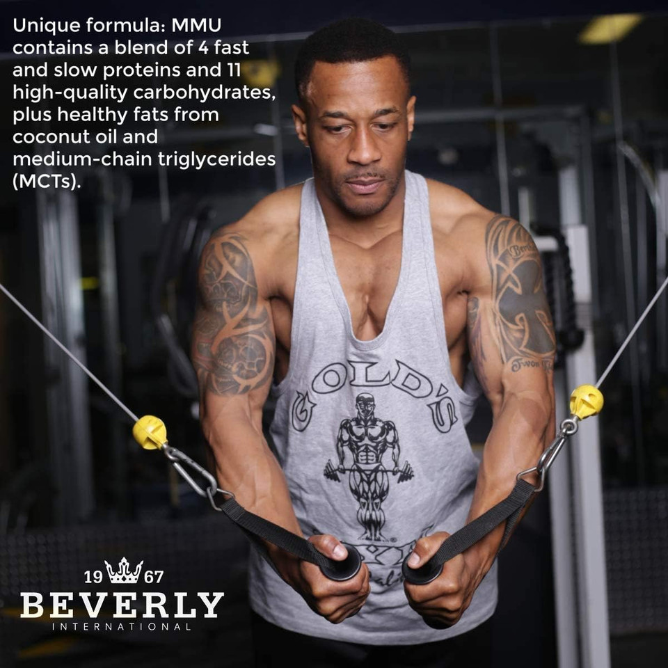 Beverly International Mass Maker Ultra Vanilla, 14 Servings, 3Lb. Build Lean Mass Like A Pro. Milk Protein Isolate, Whey Protein Isolate + Egg. Mct Oil. Clean Carbs, Great Taste