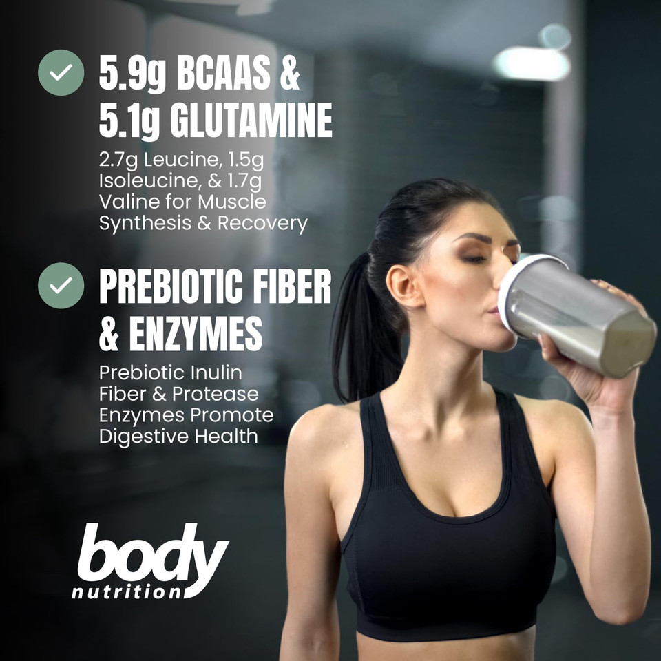 Body Nutrition Trutein Naturals, Whey, Casein & Egg White Protein Powder Without Artificial Sweeteners, Gluten-Free Keto Protein Powder, Post-Workout Meal Replacement Shake, Cinnabun, 4 Lb