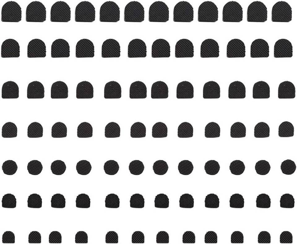 Heel Plates, 84Pcs High Heel Tips, Non-Slip High Heel Replacable Tip Shoes Repair Heel Dowels Protector