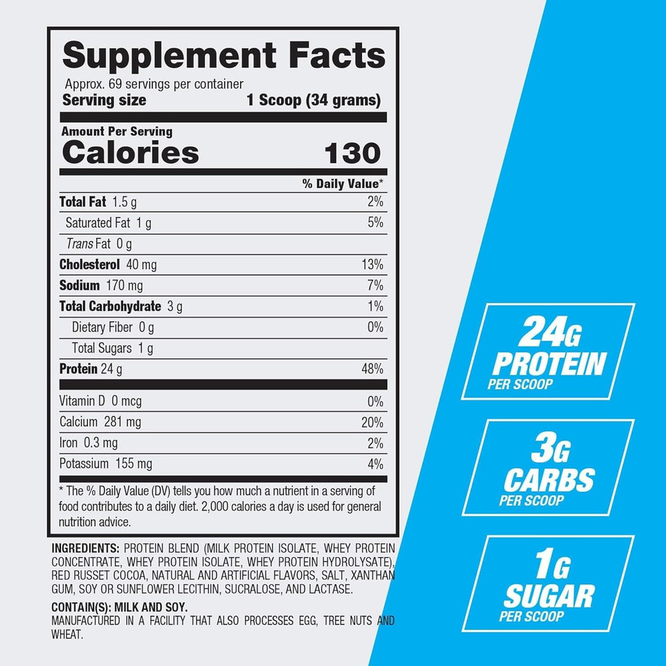 Bpi Sports Best Protein  100% Whey Protein Powder  Muscle Growth, Recovery, Meal Replacement  No Fillers, Gluten-Free  Best Protein Powder For Men & Women | Vanilla Swirl  5 Pounds