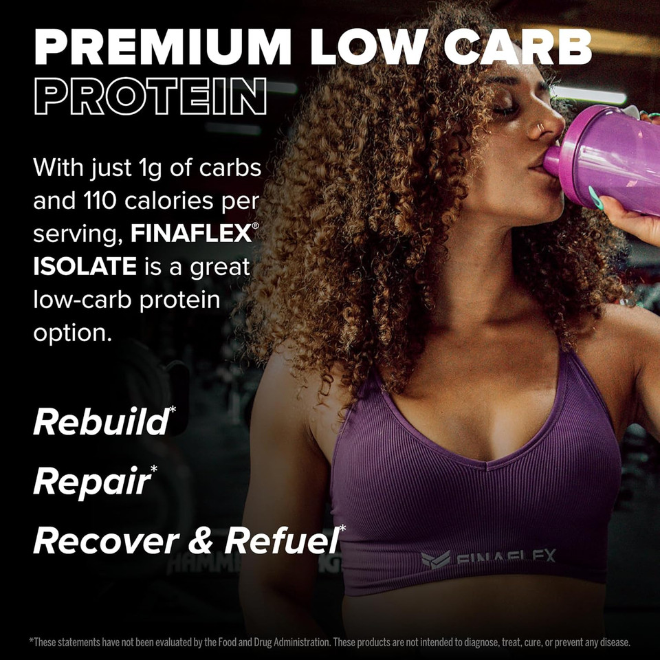 Finaflex Isolate, Milk Chocolate - 5.5 Lb - 25 Grams Of Iso Protein Per Serving - Milkshake-Like Taste - Zero Sugar, Zero Fat & Gluten Free - 83 Servings