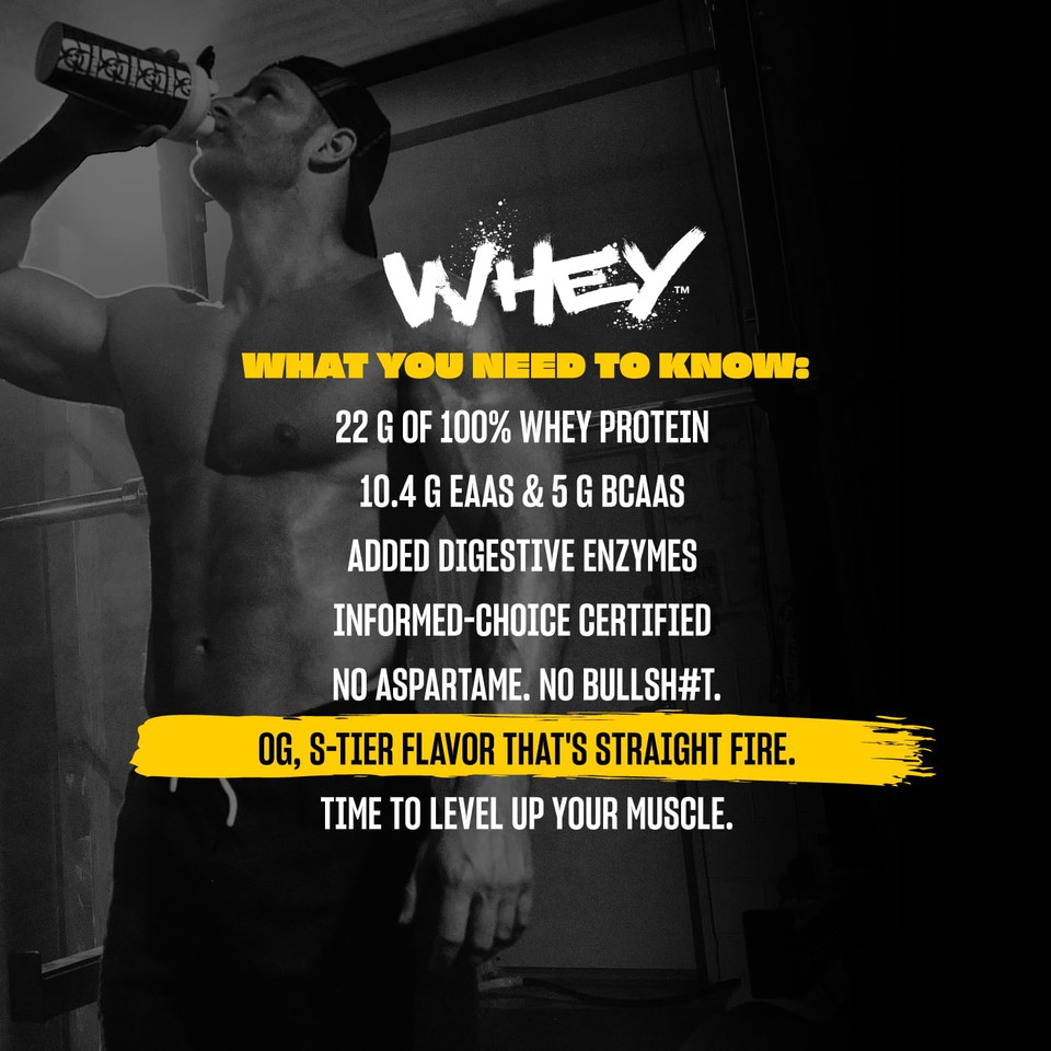 Mutant Whey  100% Whey Protein Powder Shake, Gourmet Taste, 22G Of Protein, Fast Absorbing, Easy Digesting, 5Lbs - Vanilla Ice Cream