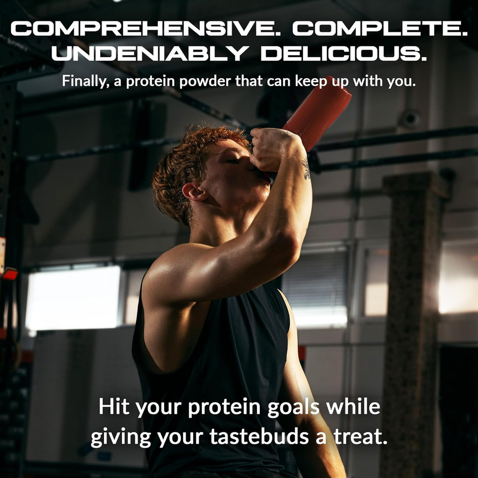 Granite Nutrition Protein Powder - Premium 5-Source Blend (Whey, Casein, Egg, Grass-Fed Beef) For Lean Muscle And Recovery - Salted Caramel Flavor, 30 Servings