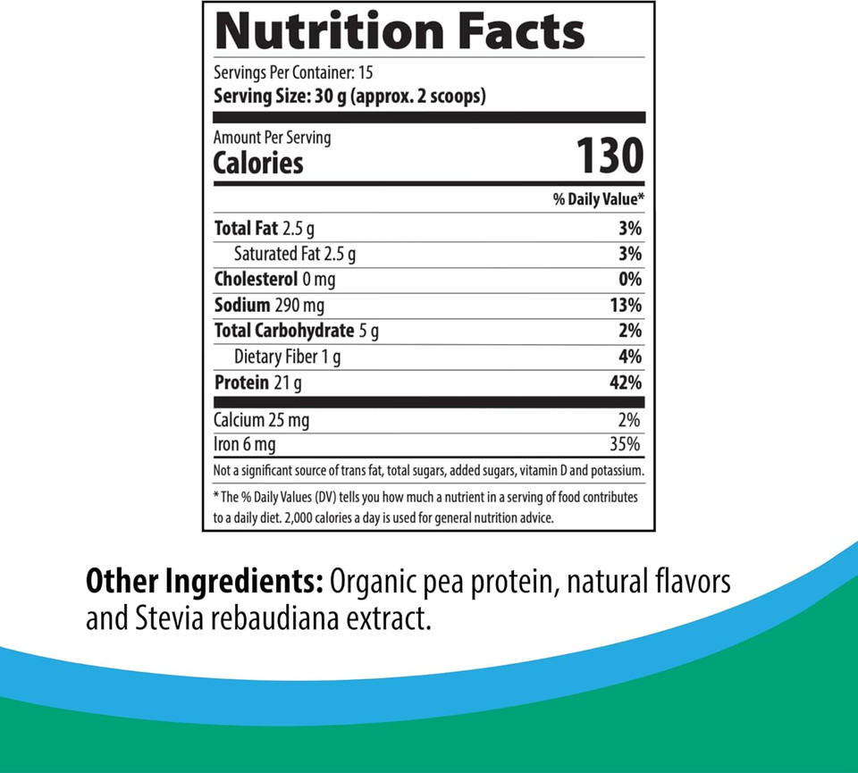 Rootcology By Dr. Izabella Wentz | Organic Pea Protein | Usda Certified Organic Pea Protein With 20G Plant Protein Per Serving | Natural Vanilla Flavor | 454G / 15 Servings