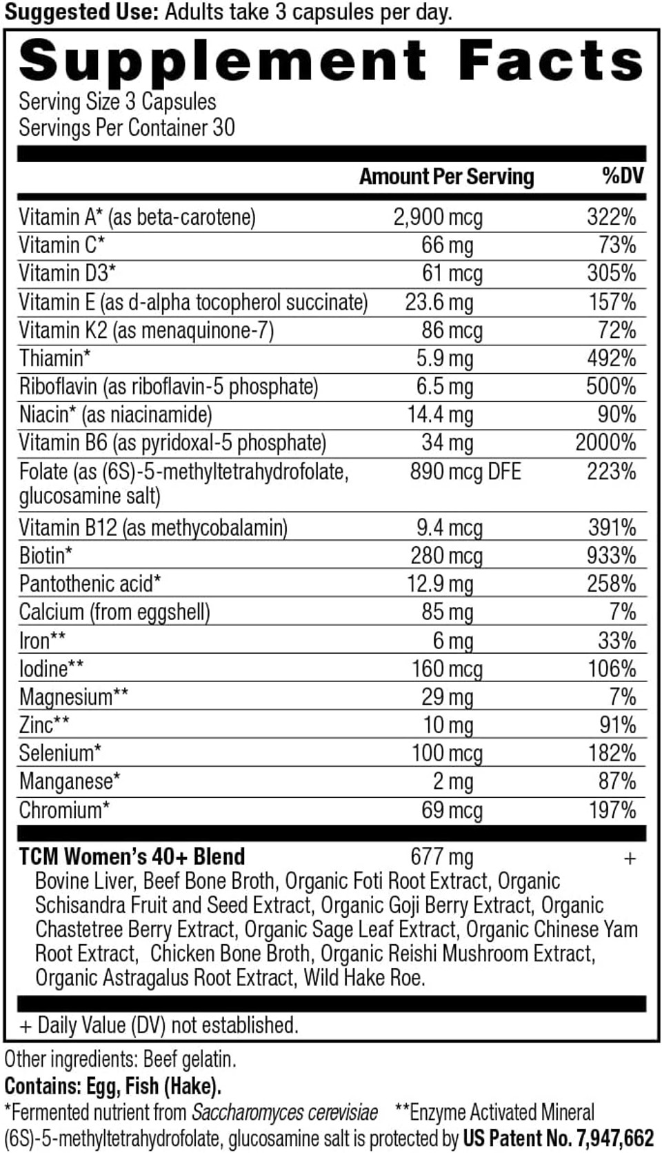 Ancient Nutrition Multivitamin For Women 40, Multi Vitamin And Immune Support With Vitamin D & C, 20 Vitamins And Minerals, Stress And Sleep Support, Supports Bone And Blood Health, 90 Capsules