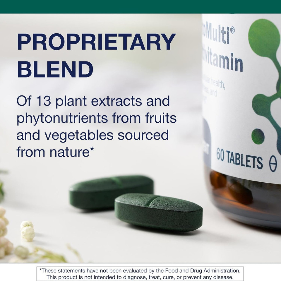 Metagenics Phytomulti Multivitamin Tablets - For Healthy Aging, Cellular Health & Overall Wellness - For Men & Women - 20+ Essential Vitamins & Minerals - With Vitamin B6, Lutein, Zinc - 30 Tablets