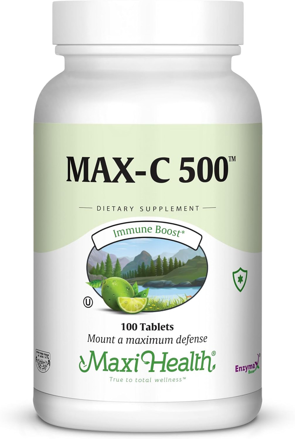 Maxi Health Max C 500 Mg - Vitamin C - With Lemon Bioflavonoids Complex - 250 Tablets