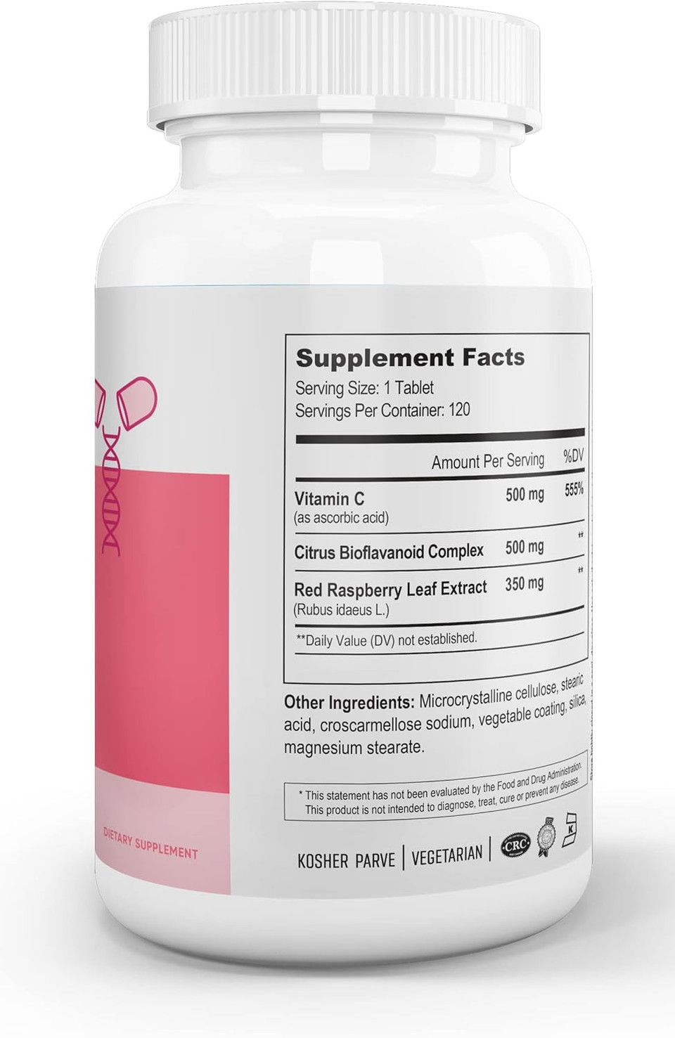 Nutri Suprme Ultra C-Bio Plus, Female Support Formula With Red Raspberry, Vitamin C, And Bioflavonoids , 120 Tablets, Vegetarian, Kosher Nutri Suprme Ultra C-Bio Plus, Female Support Formula With Red Raspberry, Vitamin C, And Bioflavonoids , 120 Tablets, Vegetarian, Kosher