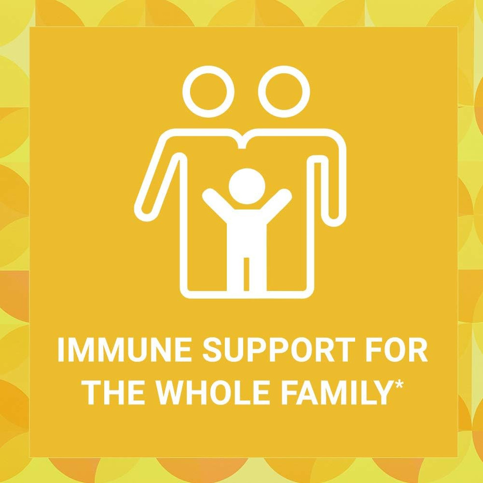 Ester-C Vitamin C Immune Charge Gummies For Immune Support, Vitamin C Gummies, Orange Flavor, 60 Count