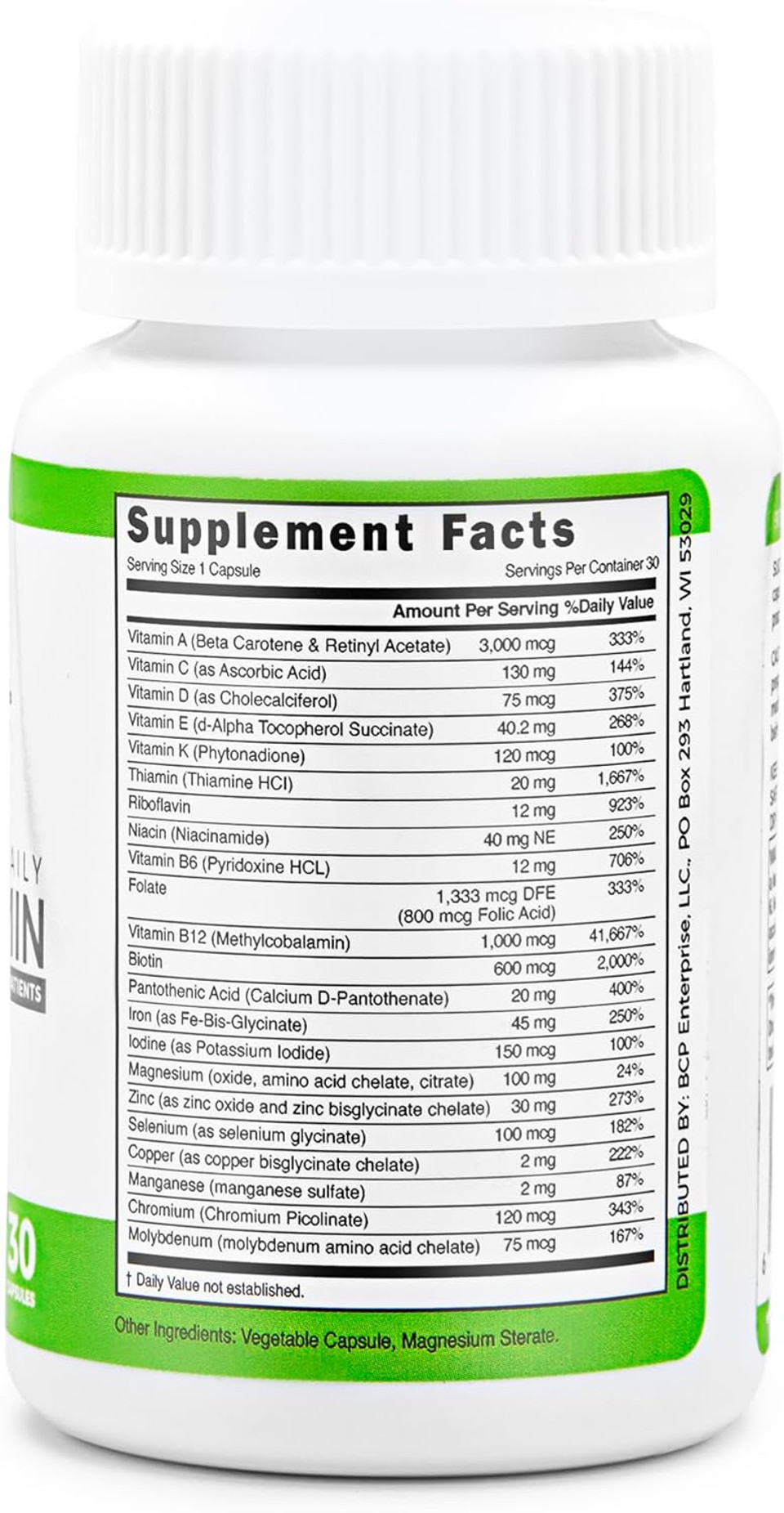 Barislim Advanced Once Daily Bariatric Multivitamin Capsule - 45 Mg Of Iron - Bariatric Vitamin For Post Bariatric Surgery Including Gastric Bypass And Gastric Sleeve | 90 Day Supply