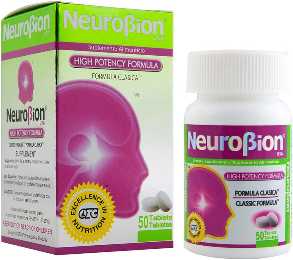 Neurobion Energy + Neurobion High Potency Dietary Supplement Special Blend Of Amino Acids, Vitamins B1- B6- & B12 + Zinc
