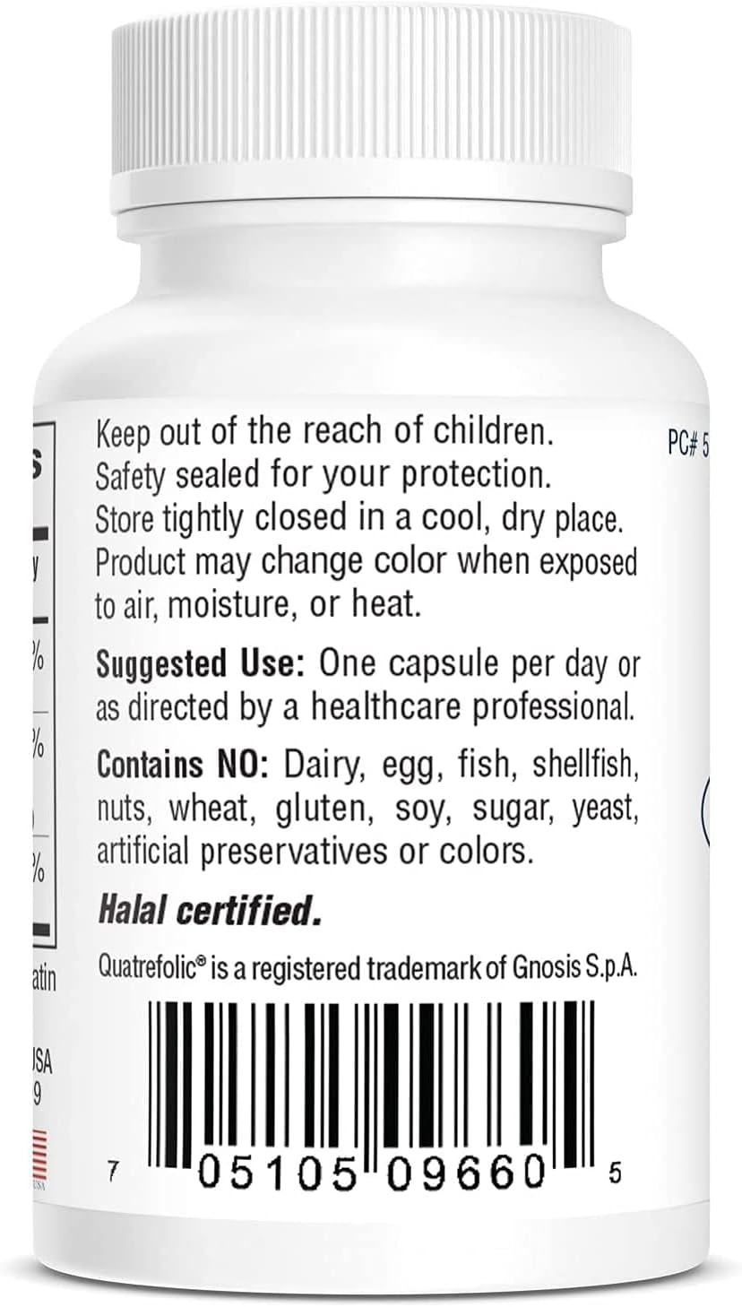 Bio-Tech Pharmacal B6-Folic Acid, 100 Capsules  All-Natural Supplement  Supports Cardiovascular, Bone, & Nervous System Health  No Dairy, Fish, Gluten, Peanut, Shellfish, Halal, & Soy  No