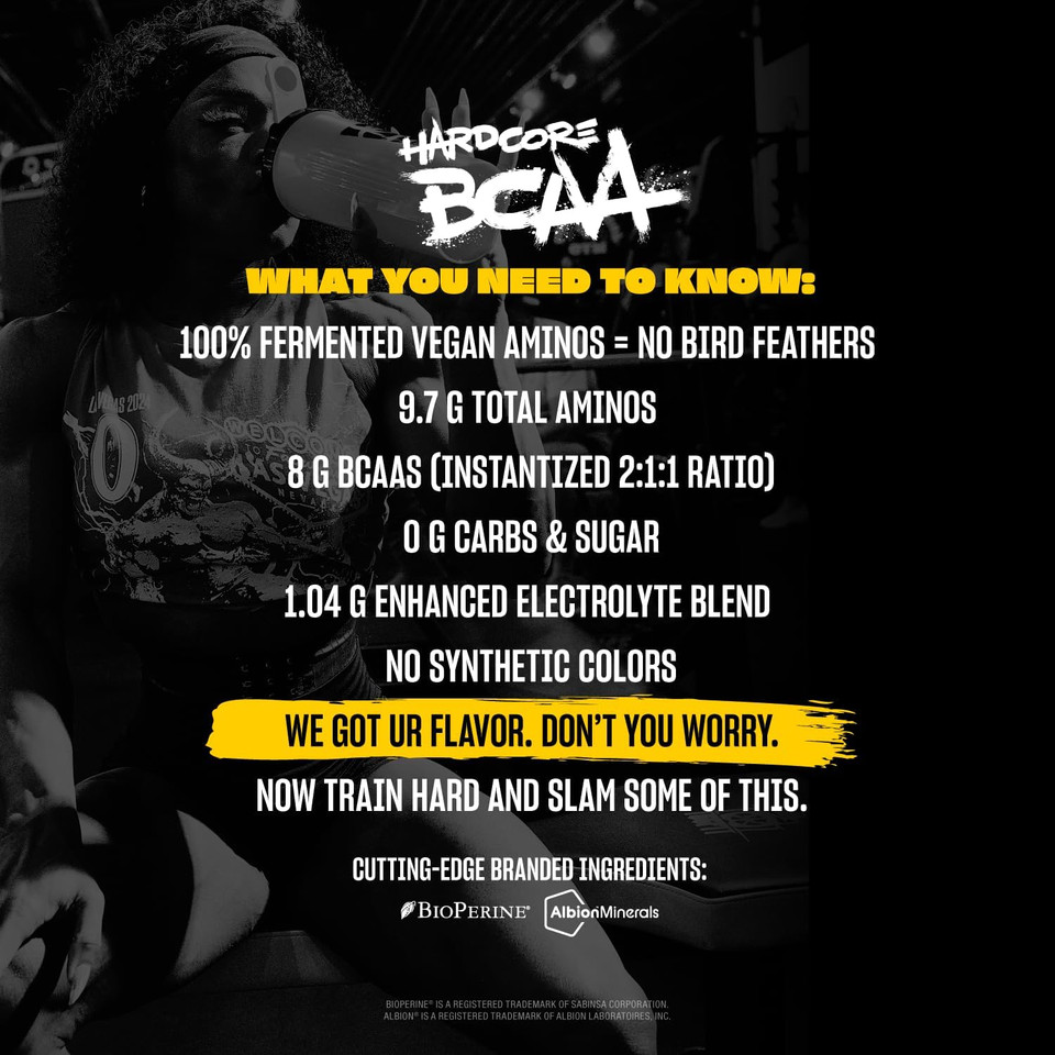 Mutant Hardcore Bcaa - Pre, Intra Or Post Workout  Bcaa Next Level Branched-Chain Amino Acids Supplement  Hydration + Recovery - 30 Serving - Grape