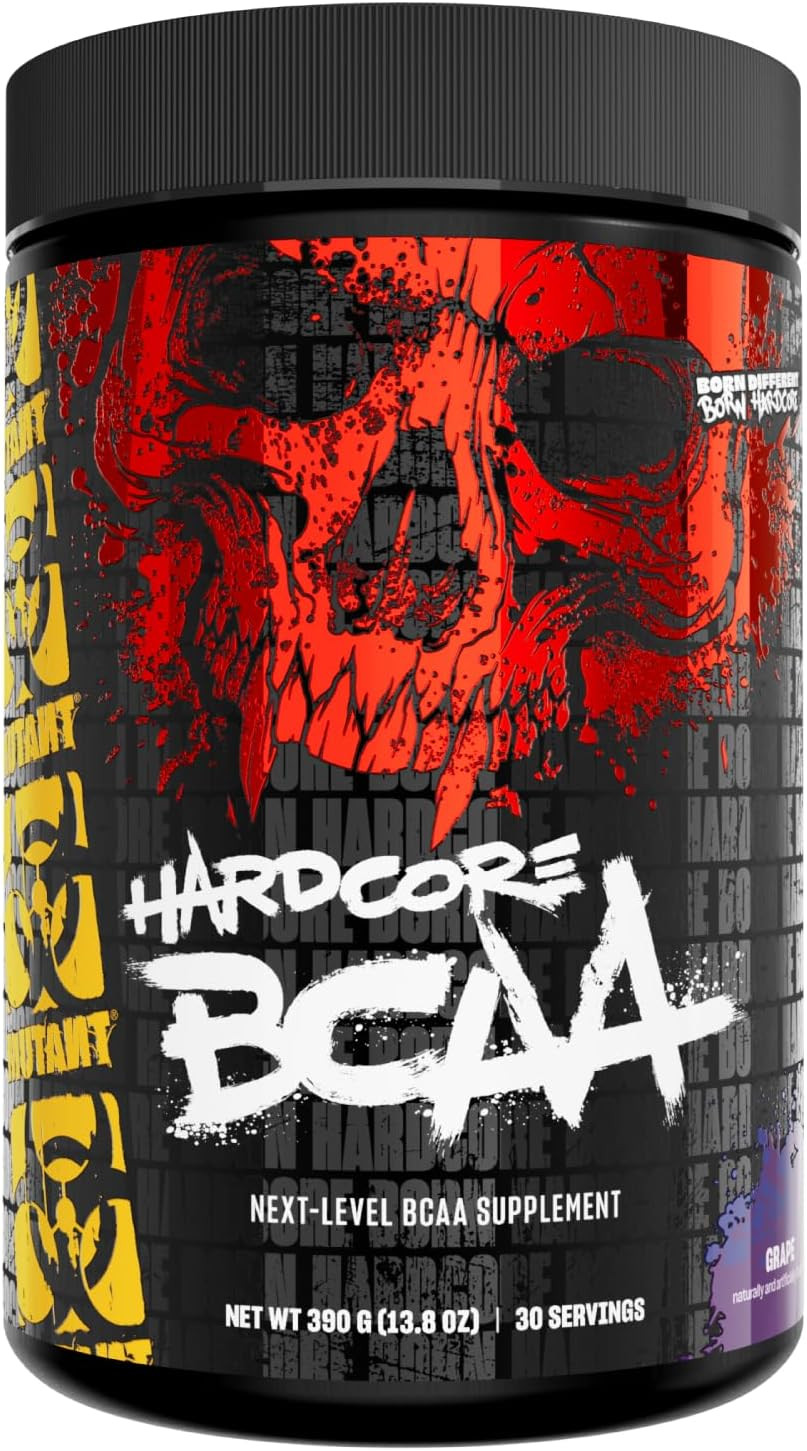 Mutant Hardcore Bcaa - Pre, Intra Or Post Workout  Bcaa Next Level Branched-Chain Amino Acids Supplement  Hydration + Recovery - 30 Serving - Lemonade