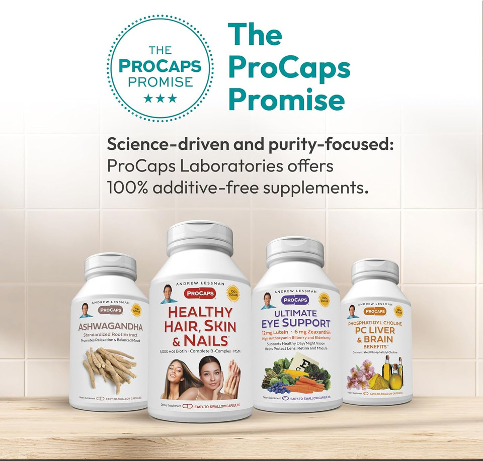 Andrew Lessman Nac-500 N-Acetyl Cysteine 60 Capsules - Helps Combat Daily Onslaught Of Damaging Free Radicals, Protects Brain, Heart, Lungs, Liver, Kidneys. Detoxifying Anti-Oxidant. No Additives