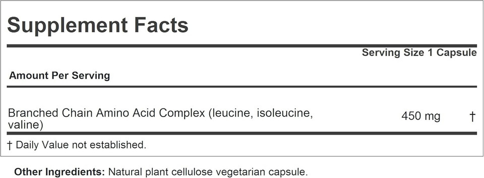 Andrew Lessman Branched Chain Amino Acids 180 Capsules - Pure, Free-Form Essential Bcaa Formula: Leucine, Isoleucine And Valine. Hypoallergenic. Easy-To-Swallow Capsules. No Additives