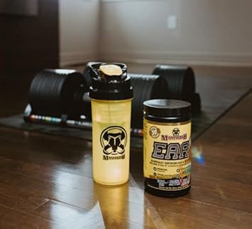 Mammoth Eaa9, Performance Eaa + Bcaa Formula, Full Spectrum Eaas, 6G Bcaa Blend, High Leucine For Muscle Recovery, Sugar Free, Zero Calorie, 30 Servings, (Candy Peach)