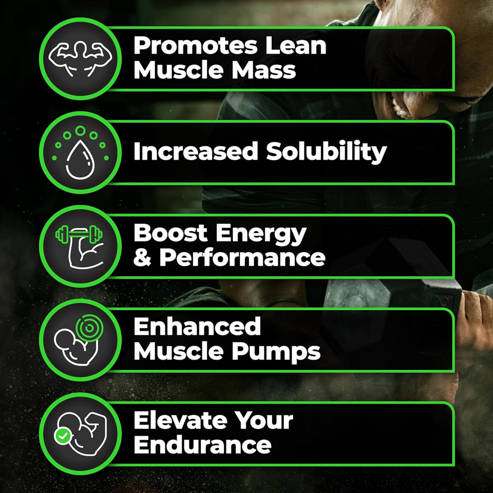 Species Nutrition Crealyze Creatine Powder, 100% Creatine Monohydrate With Solubility To Support Lean Mass, Endurance And Strength, Post Workout Recovery Drink, Gluten-Free (Unflavored, 17.6 Oz)