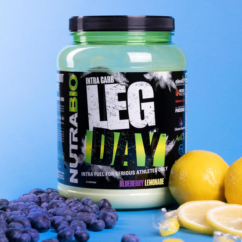 Nutrabio Leg Day Intra Workout Powder  Advanced Carb Supplement With Cluster Dextrin & Electrolytes  Carb Powder With Eaas/Bcaas  Cyclic Dextrin For Performance  New York Punch, 20 Servings