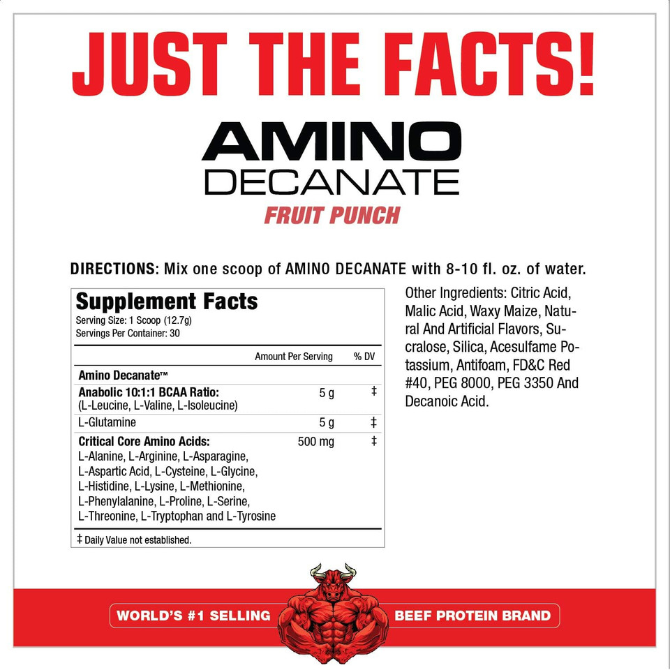 Muscle Meds Amino Decanate, Watermelon, 13.3 Oz