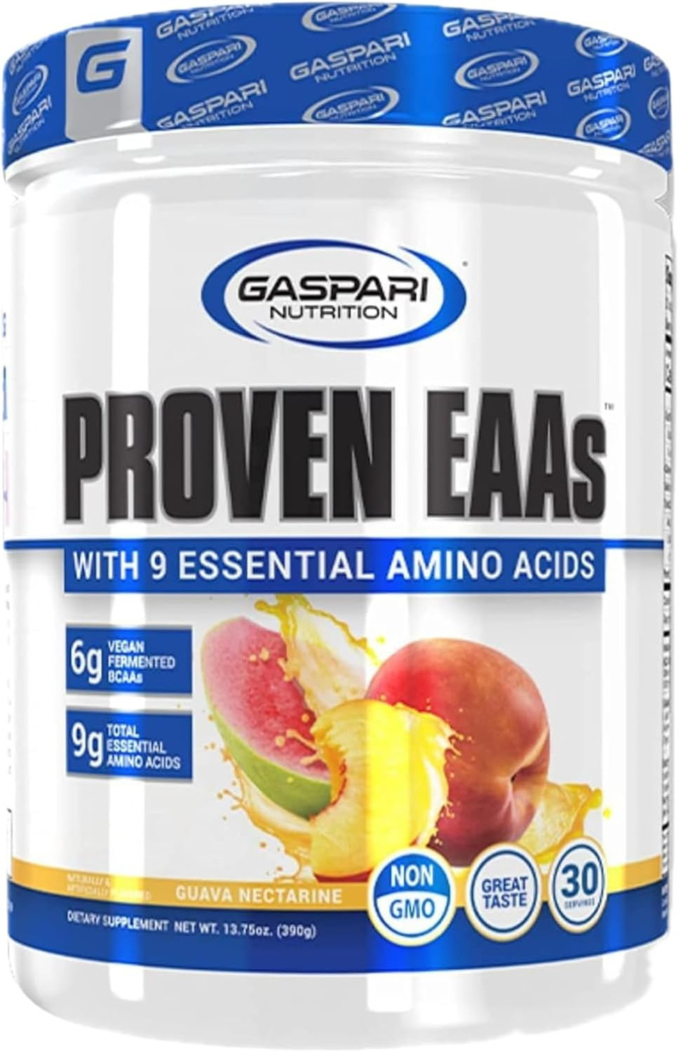 Gaspari Nutrition Proven Eaas, Vegan Fermented Eaas, Enhances Recovery & Replenishes Electrolytes, Non Gmo (30 Servings, Blueberry Acai)