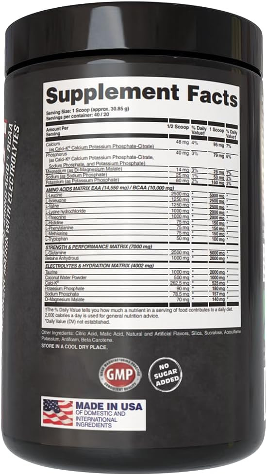 Apollon Nutrition Enigma | Full Spectrum Electrolytes, Bcaas And Eaas. Nine Essential Amino Acids And Bcaas | (20 Serving, Blue Bomb)