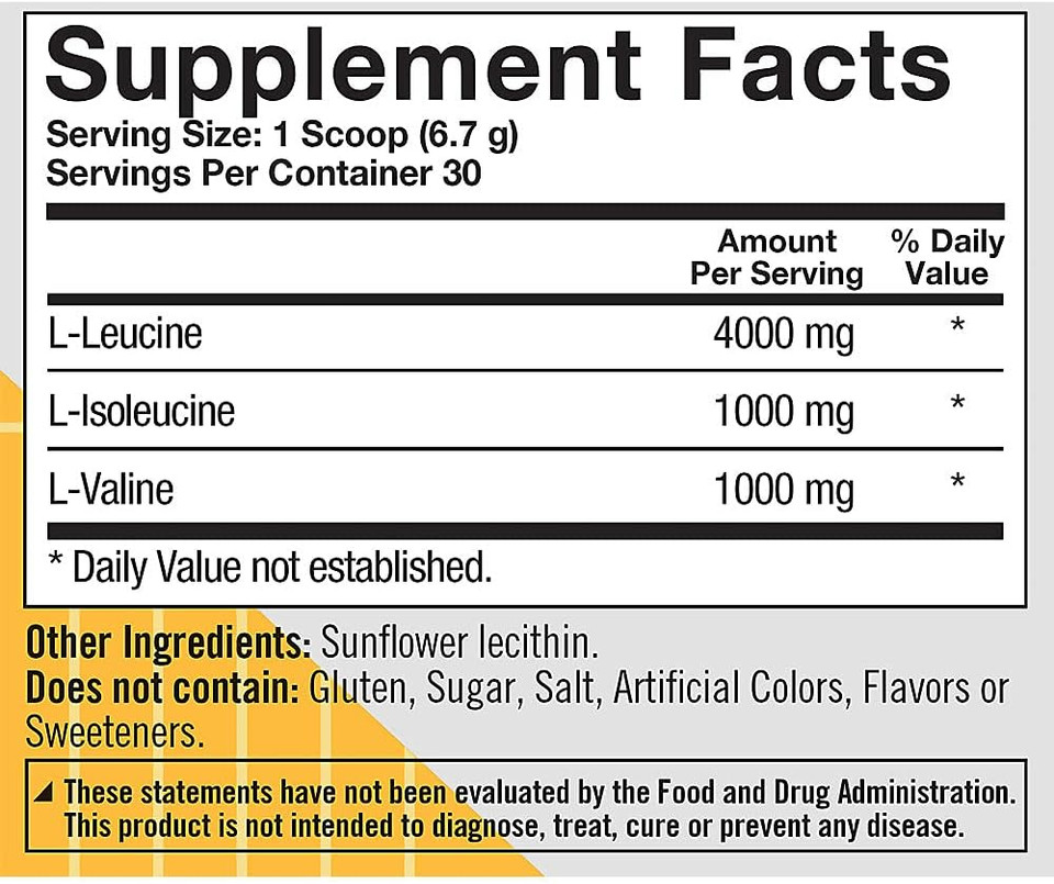 True Athlete Bcaa 4:1:1-4Gm L-Leucine, 1Gm L-Isoleucine & 1Gm L-Valine Per Serving (6.35 Ounces Powder)