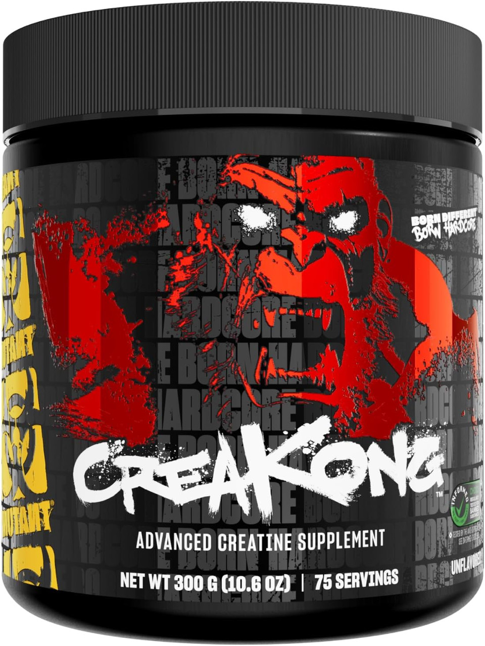 Mutant Creakong  300G Of Delivering Sheer Unadulterated Size And Power, A Creatine Blend That Delivers Only Pure Creatines From The WorldS Leading Creatine Sources
